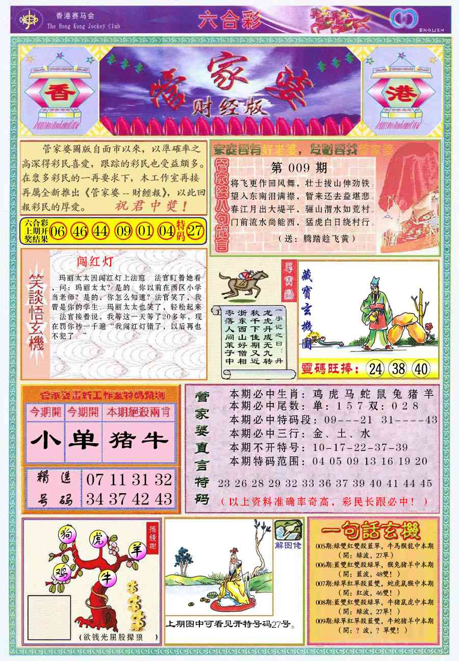 009期管家婆财经版[图]