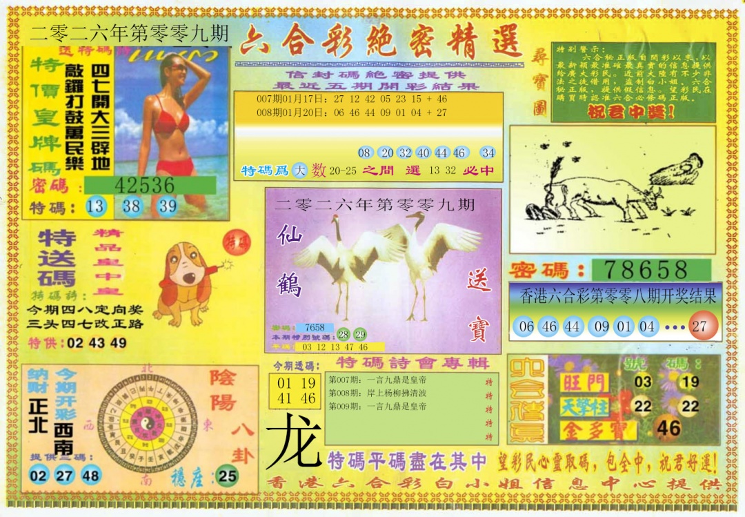 009期绝密精选A[图]