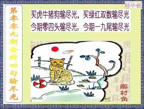 009期金牌四句输尽光[图]