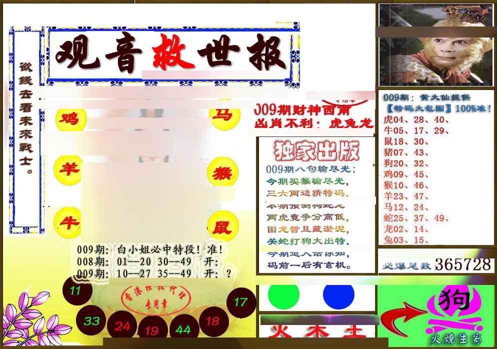 009期(另版)观音救世密报[图]