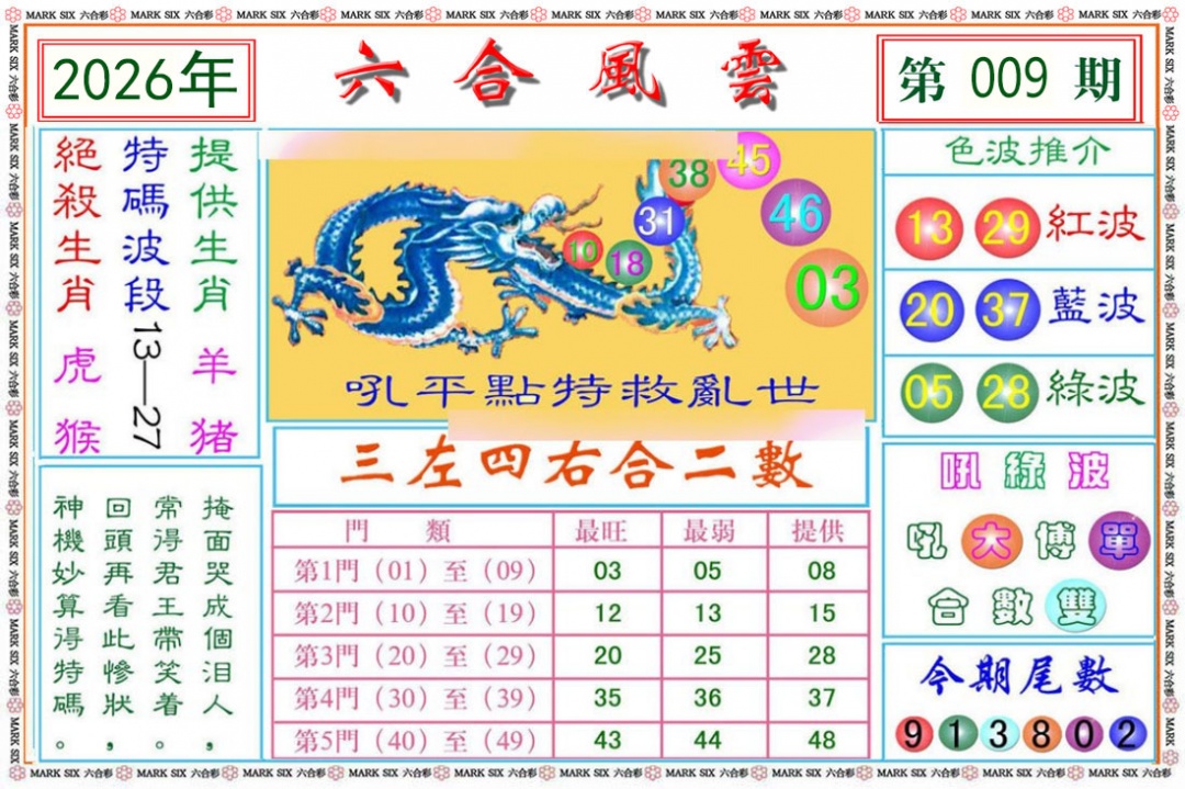 009期六合风云[图]