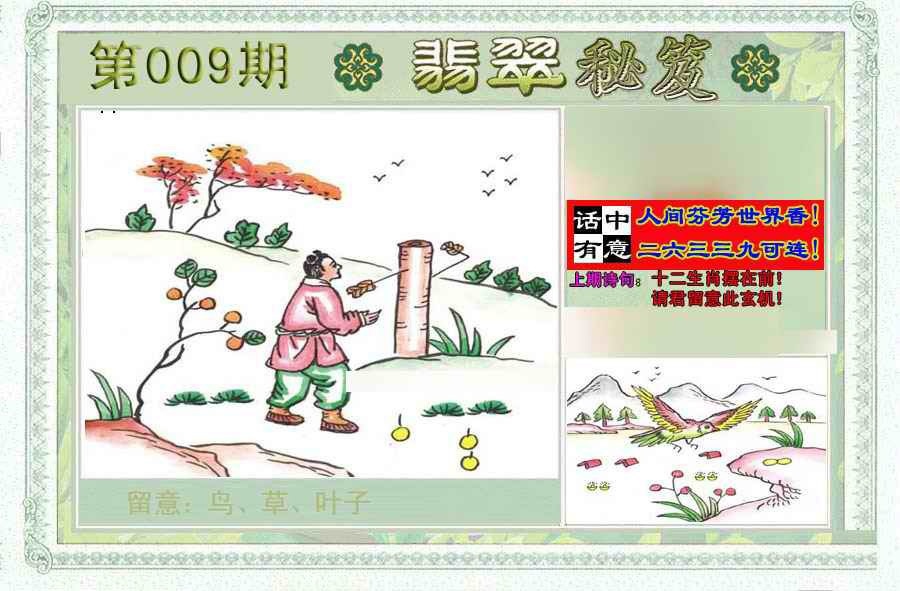 009期翡翠秘笈(信封)(另版)[图]