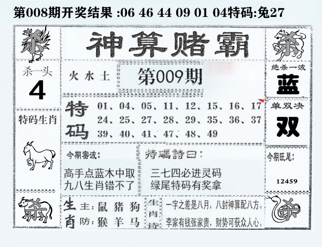 009期神算赌霸[图]