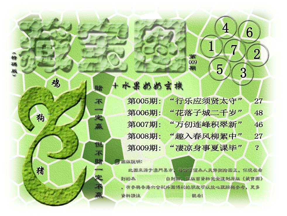 009期藏宝图(正版)[图]