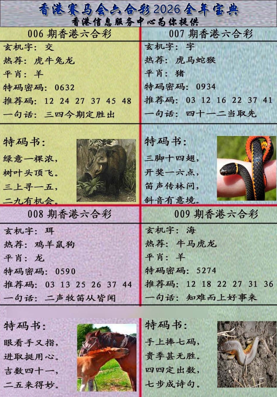 009期宝典报[图]