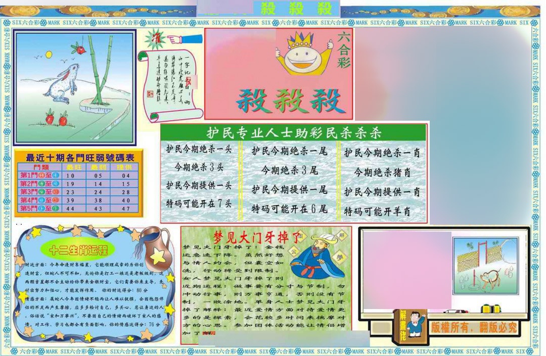 009期马经杀杀杀A(新图推荐)[图]