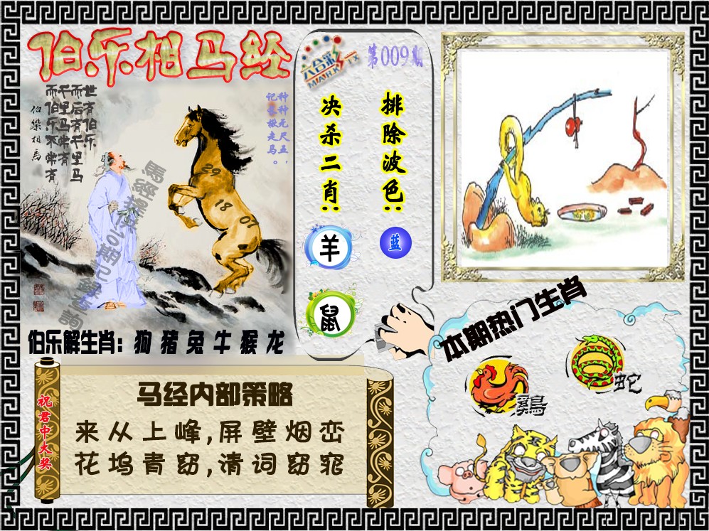 009期伯乐相马经（荐）[图]