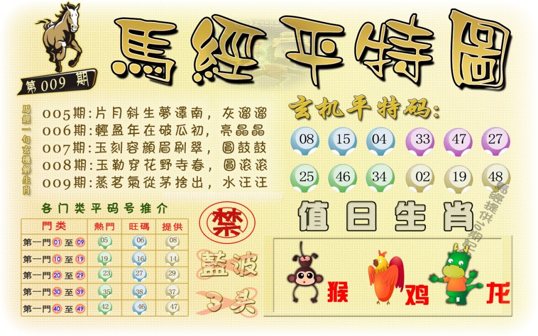 009期马经平特图（荐）[图]