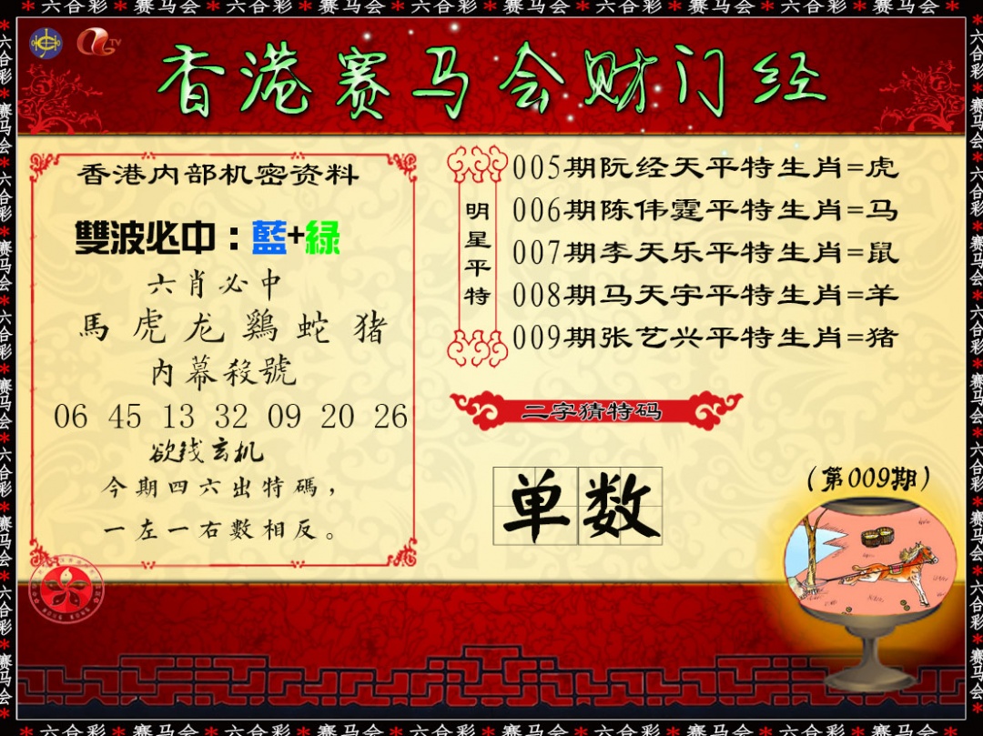 009期财门经[图]