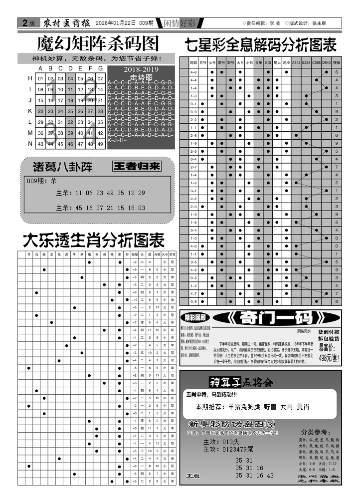 009期新粤彩(闲情好彩E)[图]